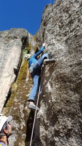 Placa Verde - Hatun Machay - Perù - climber